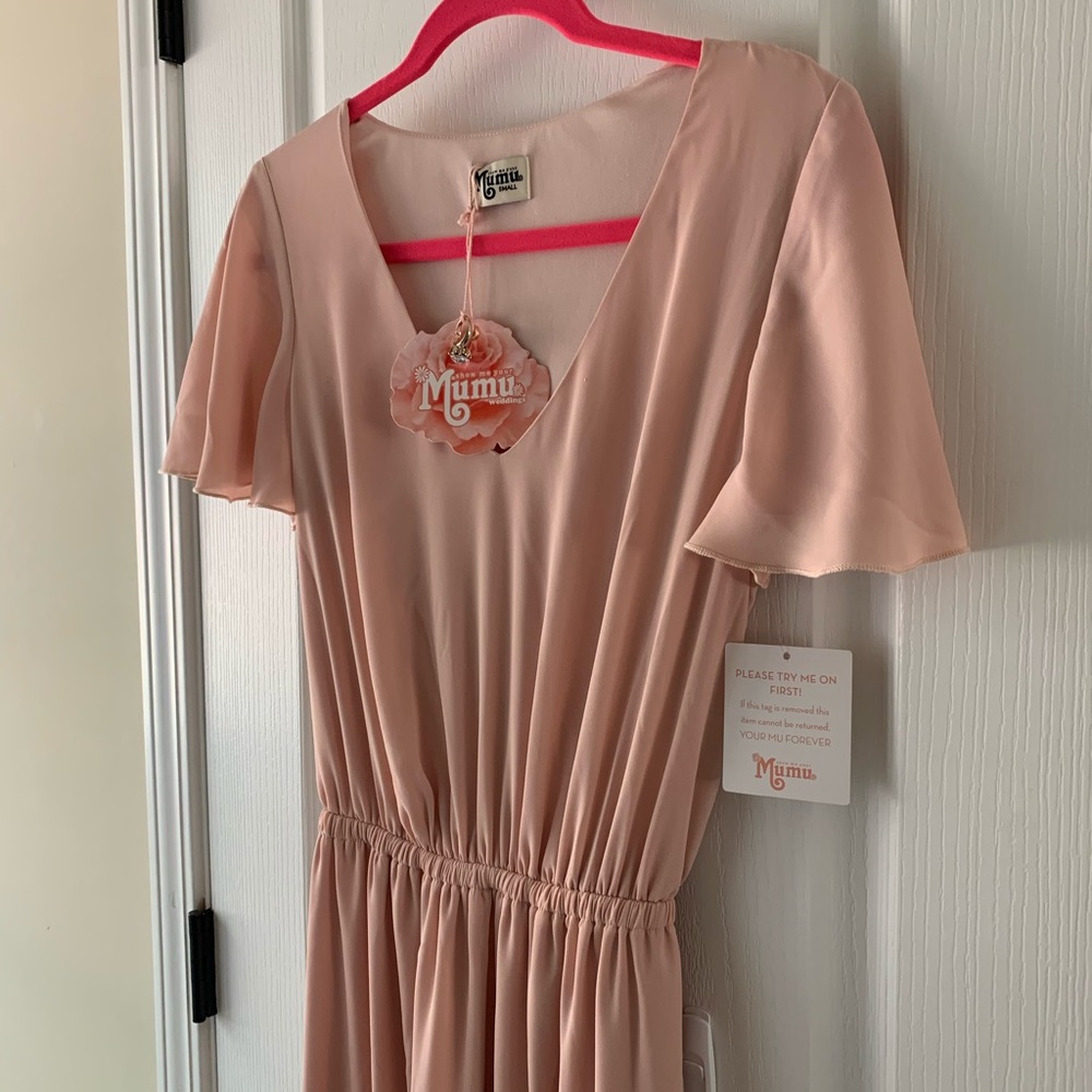 Show me your mumu Michelle flutter maxi dress